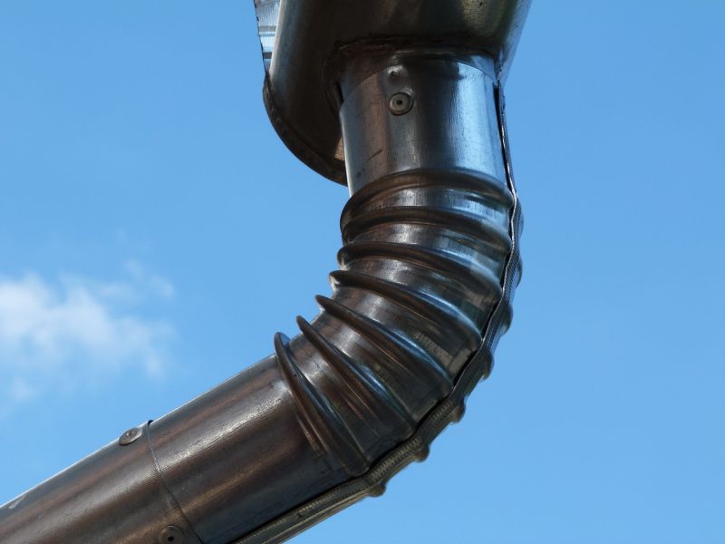 Metal Downspout Replacement